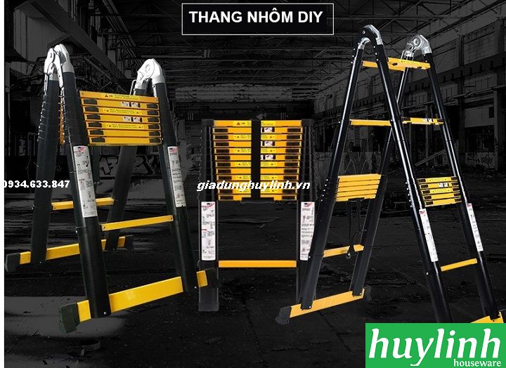 thang nhôm rút đôi diy tl-ai-50b