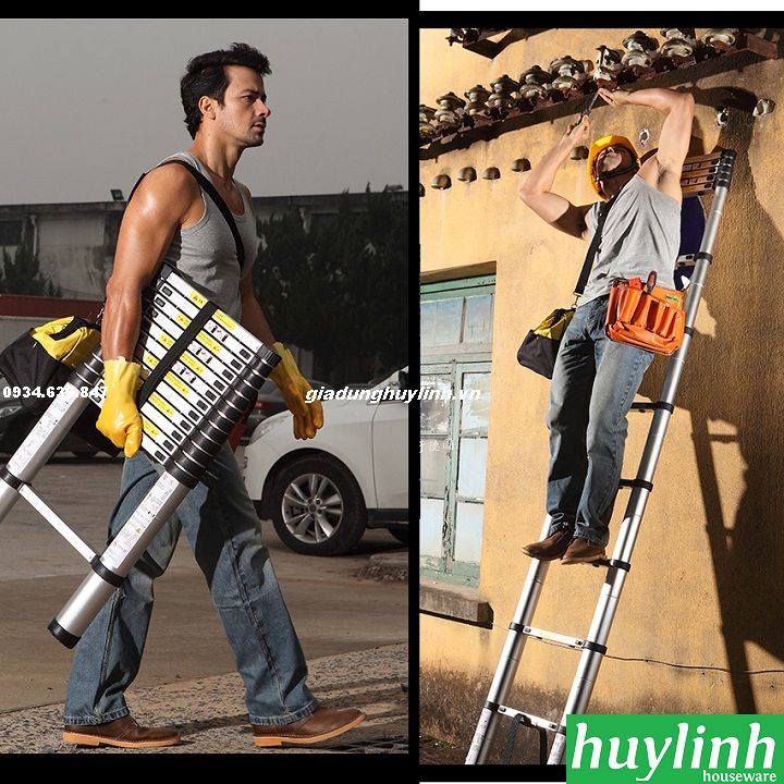 thang nhôm rút đơn diy tl-i-50