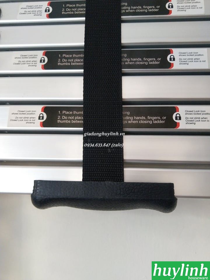 Thang nhôm rút đơn Hakachi HT-380CP - 3.8 mét 6