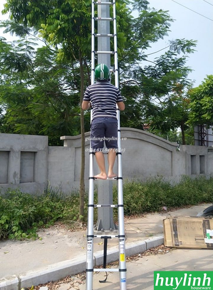 Thang nhôm rút đơn Hakachi HT-440CP - 4.4 mét 5