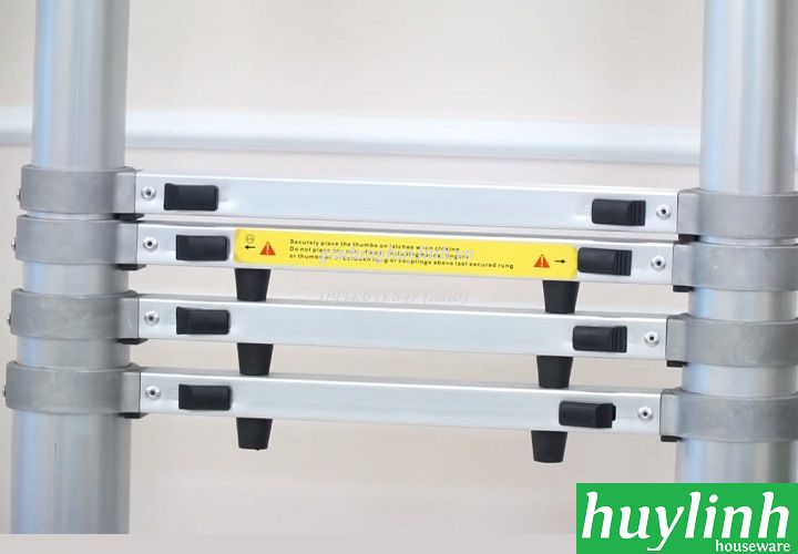 Thang nhôm rút đơn Advindeq ADT212F - 3.2 mét - đai nhôm 4