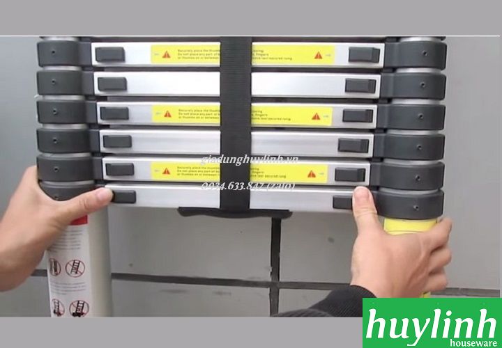 Thang nhôm rút đơn Nikita R62 – 6.2 mét 3