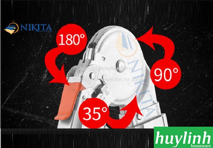 Thang nhôm gấp trượt 4 bậc Nikita AD04 - 4.5 mét 3