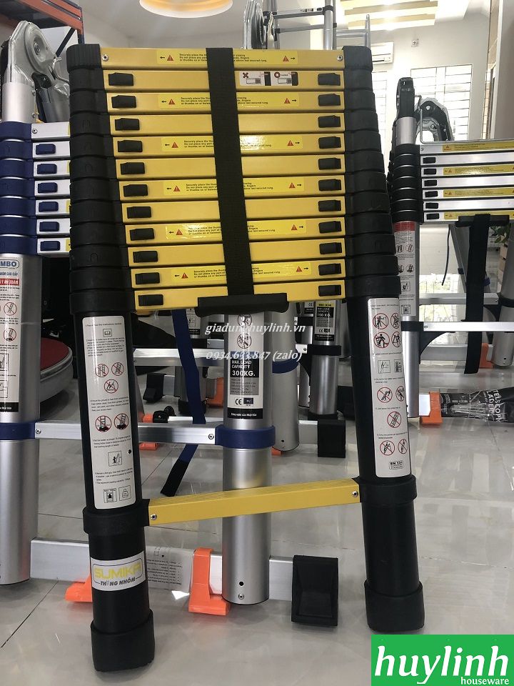 Thang nhôm rút đơn Sumika SKS410 - 4.1 mét (Sơn tĩnh điện) 3