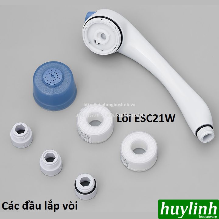 Thiết bị máy lọc nước vòi sen tắm Mitsubishi Cleansui ES201W - Made in Japan 6