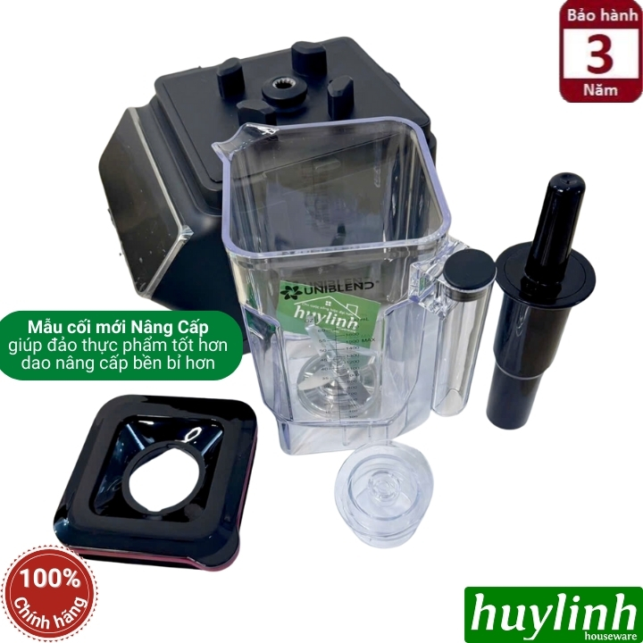 Máy xay sinh tố công nghiệp Uniblend One Touch - 1680W - Dung tích 1.8 lít - Điều khiển cảm ứng 6