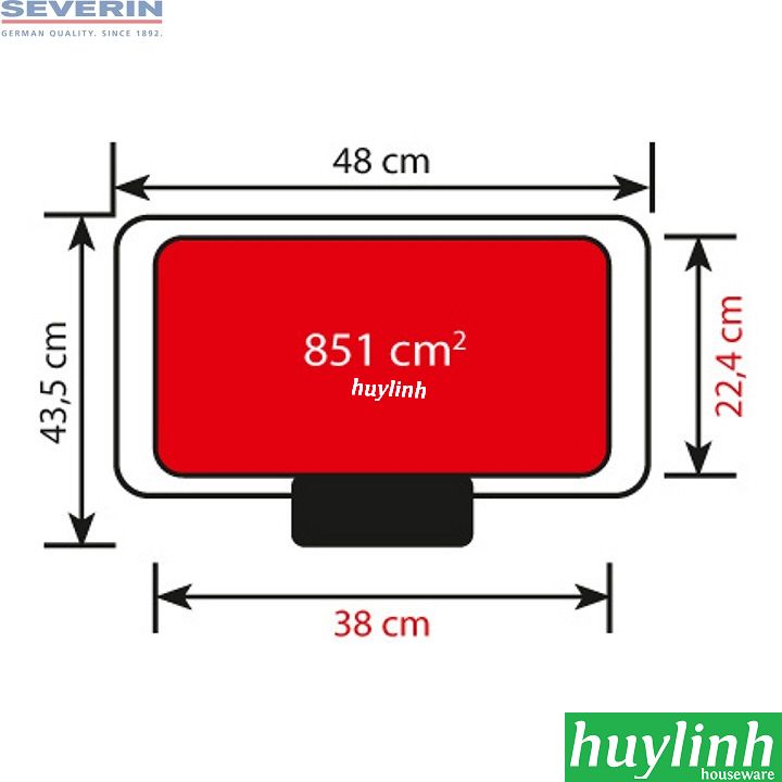 Vỉ nướng điện Severin PG1525 - made in Đức 4