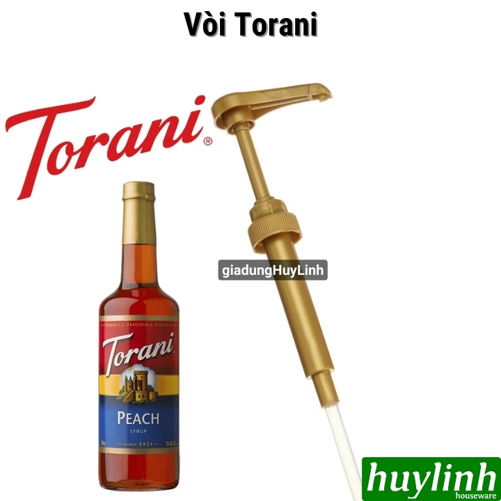 Vòi bơm pump Torani - siro