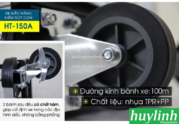Xe đẩy hàng Advindeq HT-150A - rút gọn - giadunghuylinh.vn 7