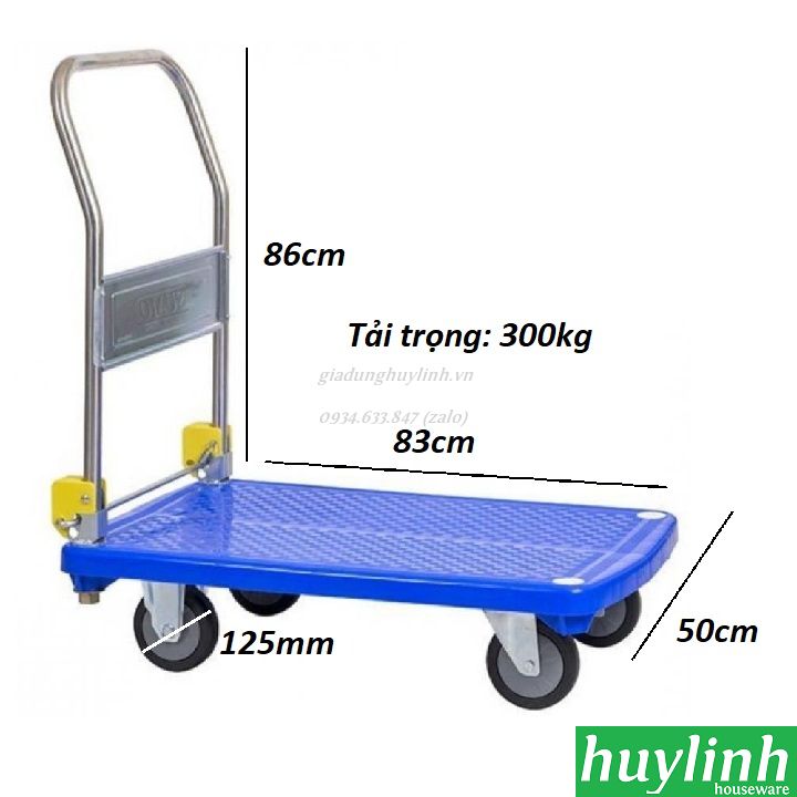 Xe đẩy hàng Sumo GP-210 - sàn nhựa - 300kg 2