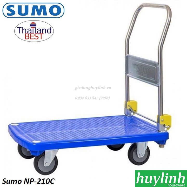 Xe đẩy hàng Sumo GP-210 - sàn nhựa - 300kg