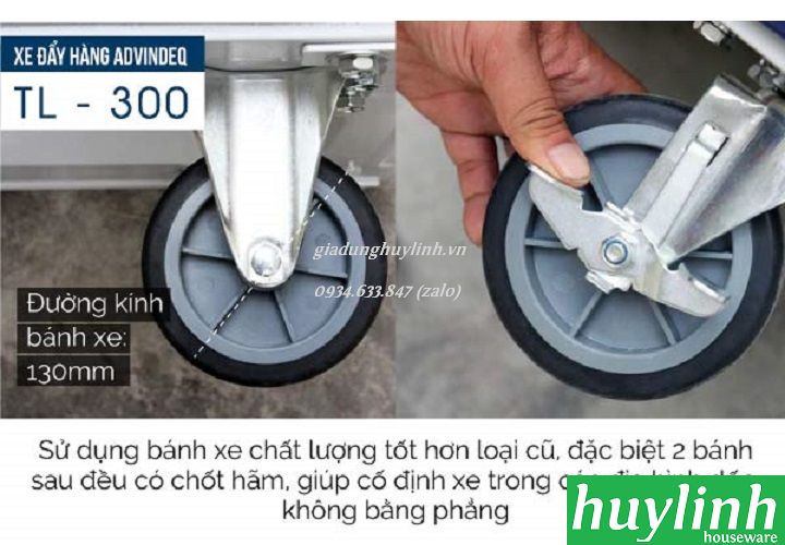 Xe đẩy hàng Advindeq TL-300 - giadunghuylinh.vn 6