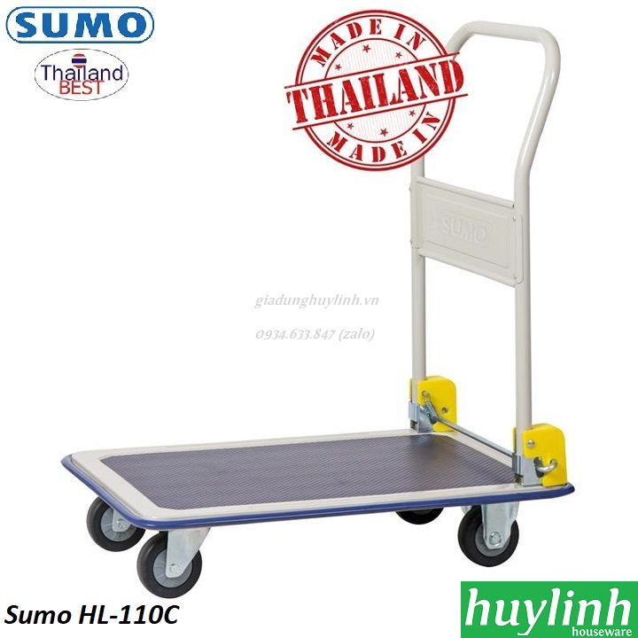 Xe đẩy hàng Sumo HL-110C sàn thép