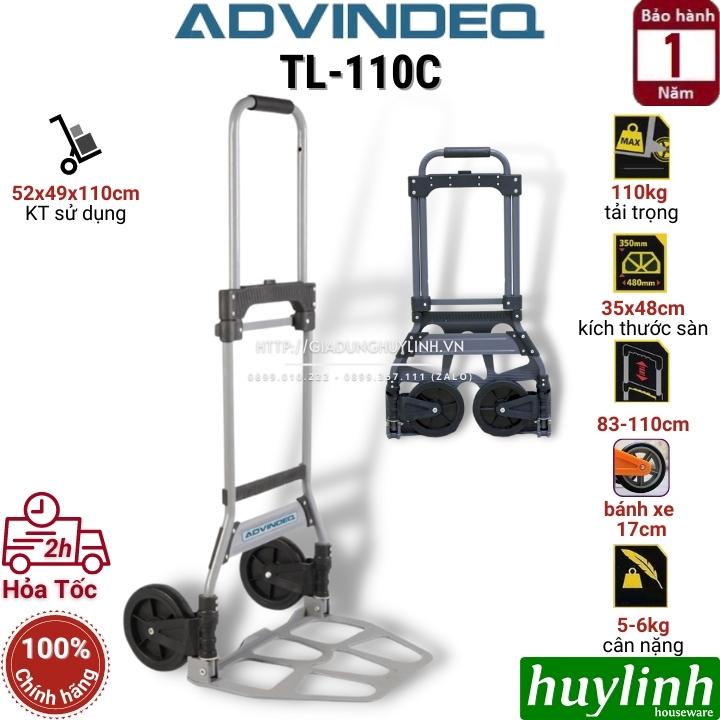 Xe đẩy hàng 2 bánh rút gọn Advindeq TL-110C - 110kg