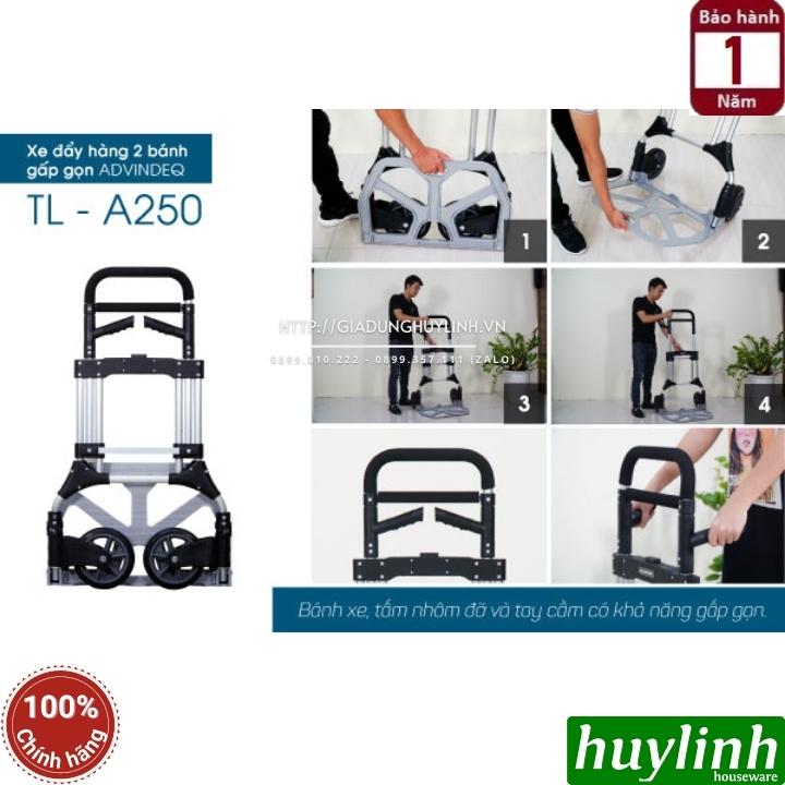 Xe kéo đẩy hàng 2 bánh gấp gọn Advindeq TL-A250 - Tải trọng 250kg 5