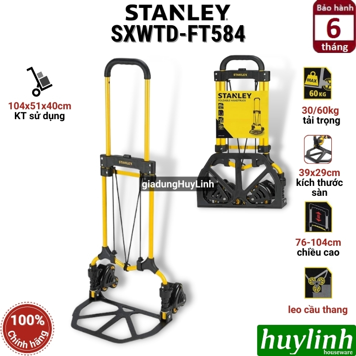 Xe đẩy hàng leo cầu thang Stanley SXWTD-FT584