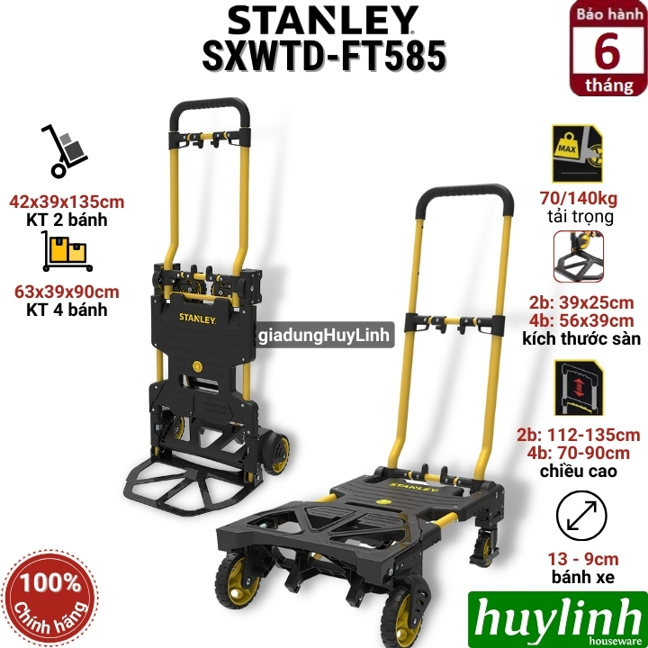 Xe đẩy hàng đa năng Stanley SXWTD-FT585