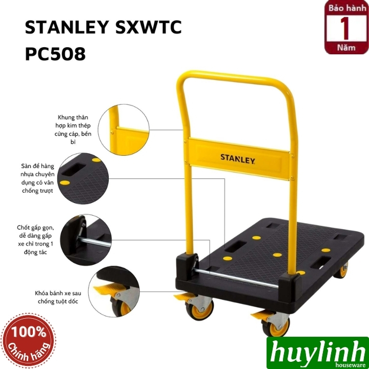 Xe kéo đẩy hàng đa năng Stanley SXWTC-PC508 - Tải trọng 150kg 3
