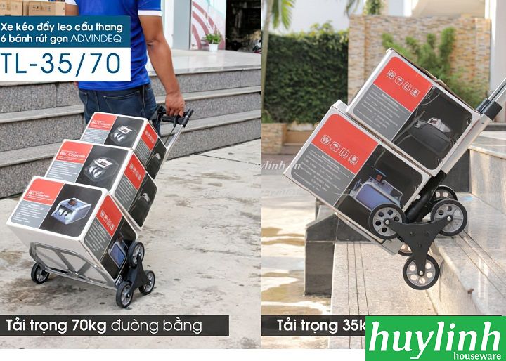 Xe kéo đẩy leo cầu thang Advindeq TL-35/70 5