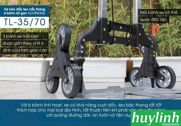 Xe kéo đẩy leo cầu thang Advindeq TL-35/70 6