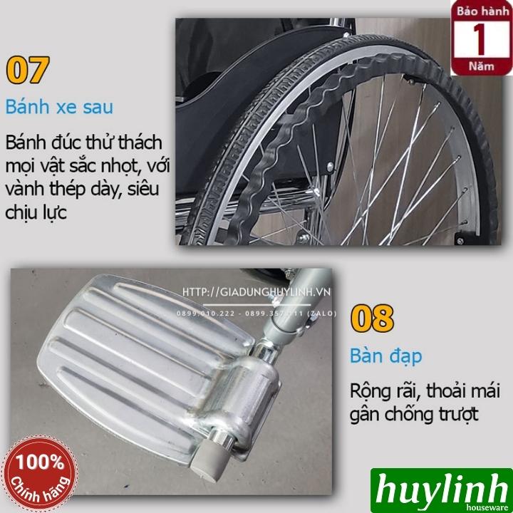 Xe lăn tay có bô Nikita N213-3 - Tải trọng 120kg 6