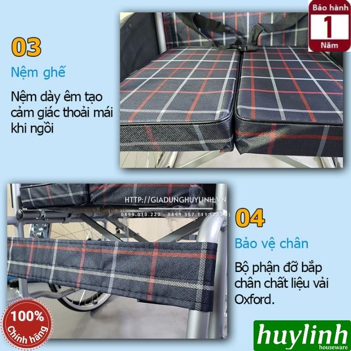 Xe lăn tay Nikita S213-5CR - Tải trọng 120kg 4