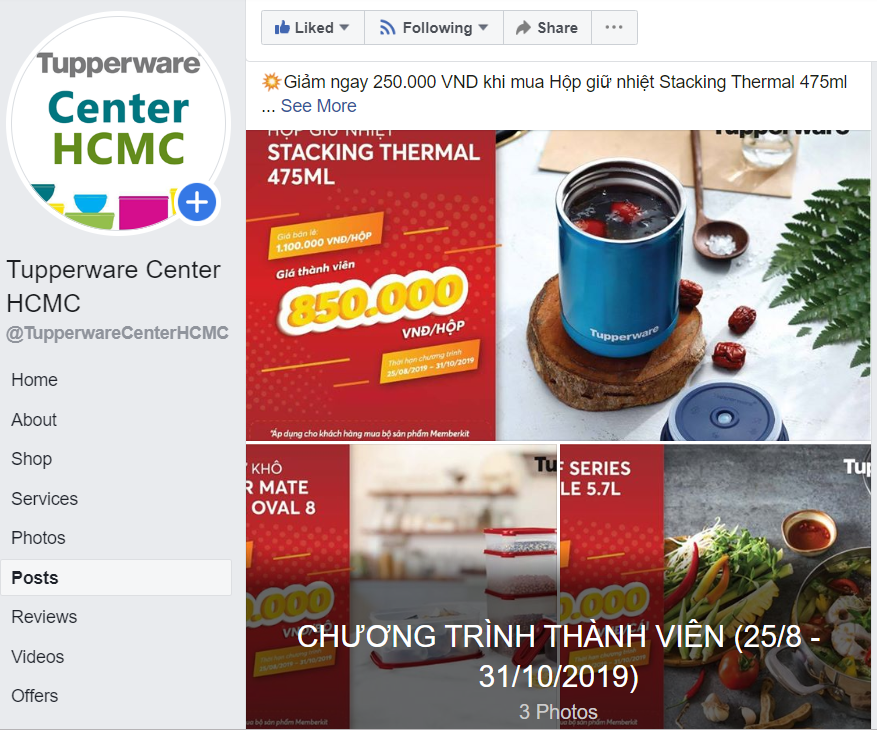 TUPPERWARE KHUYẾN MÃI SHOCK CHO THÀNH VIÊN (25/8 - 31/10/2019). TUPPERWARE KHUYẾN MÃI SHOCK CHO THÀNH VIÊN (25/8 - 31/10/2019).