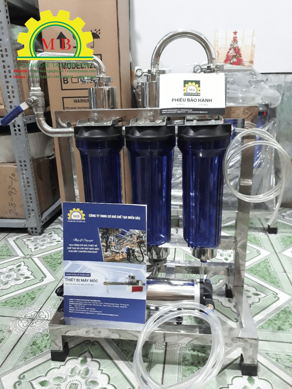 máy lọc rượu MB 30 - 50 l/h mayvacongnghe.vn