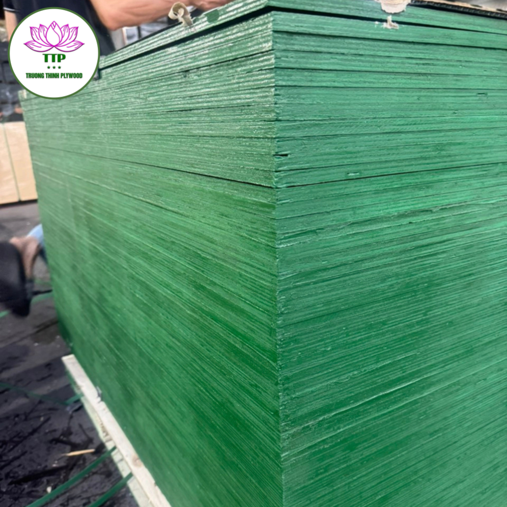 edge-painted plywood