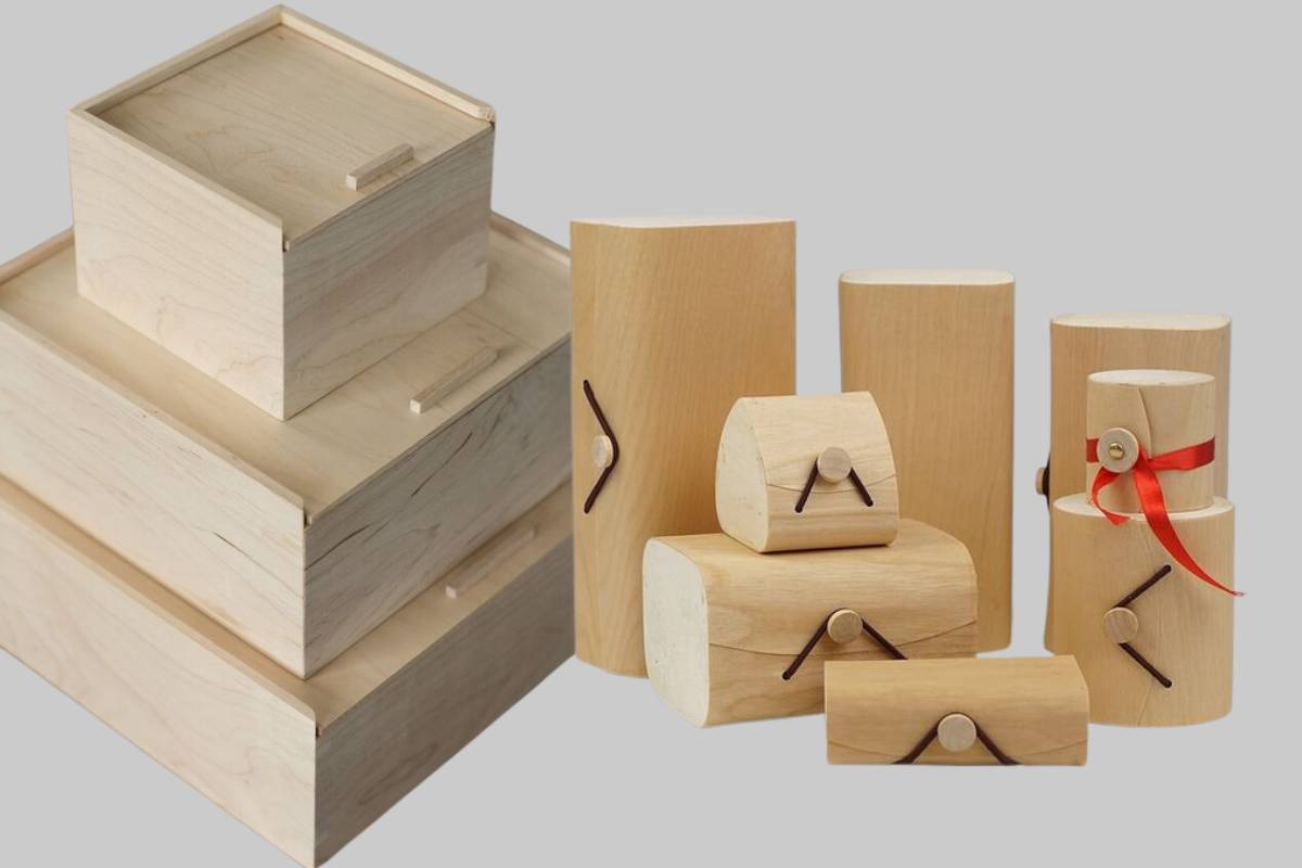 Gỗ bao bì có thể được sản xuất theo nhiều hình dạng và kích thước khác nhau