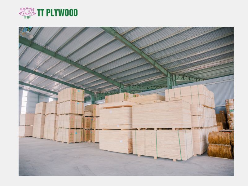 Plywood comes in large sizes