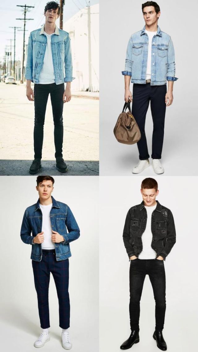 Áo khoác bò mix cùng quần Jeans