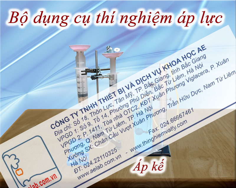 Bộ dụng cụ thí nghiệm áp lực