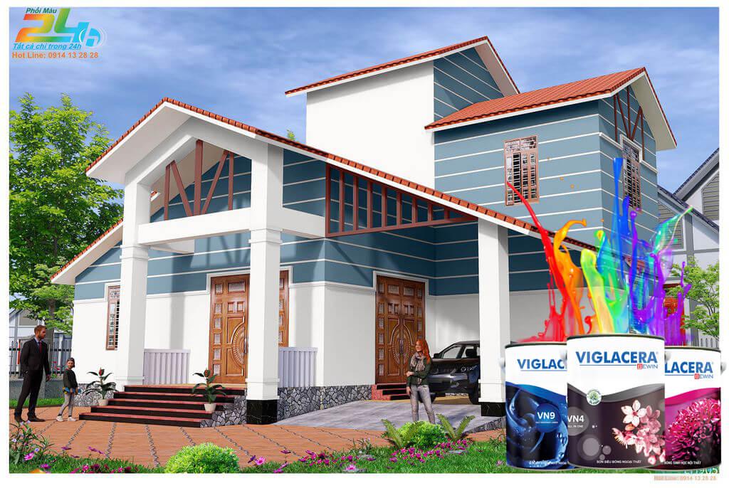 dịch vụ phối màu sơn Viglacera