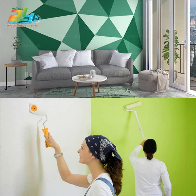 hướng dẫn bạn tự sơn tường nhà tiết kiệm
