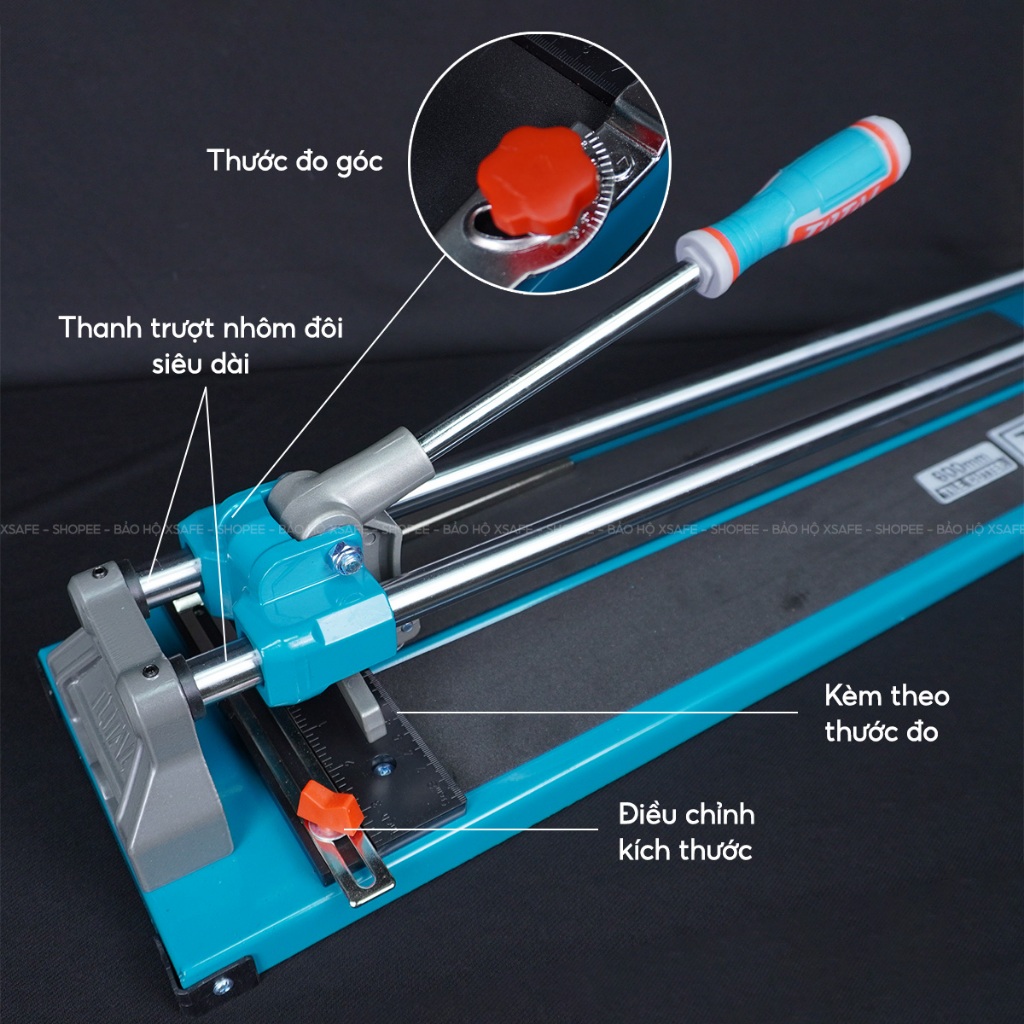 Bàn cắt gạch men và bàn cắt gạch đẩy tay các kích thước từ Total, WadFow và Ingco tại Xsafe
