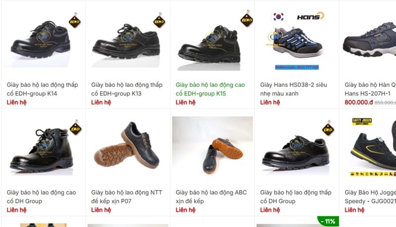 Đại Lý Giày Bảo Hộ ABC, XP