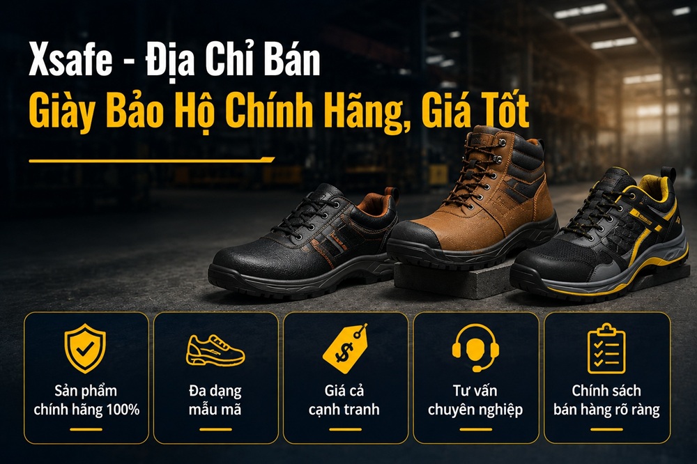 Xsafe - Đơn vị cung cấp giày bảo hộ chính hãng