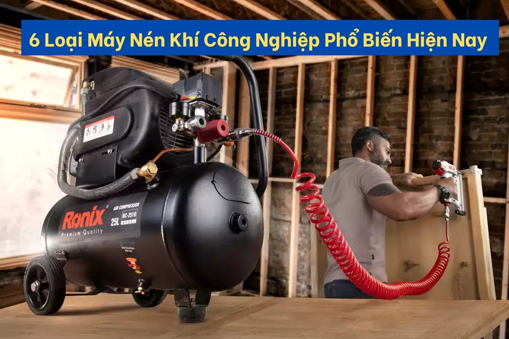 Các loại máy nén khí công nghiệp phổ biến