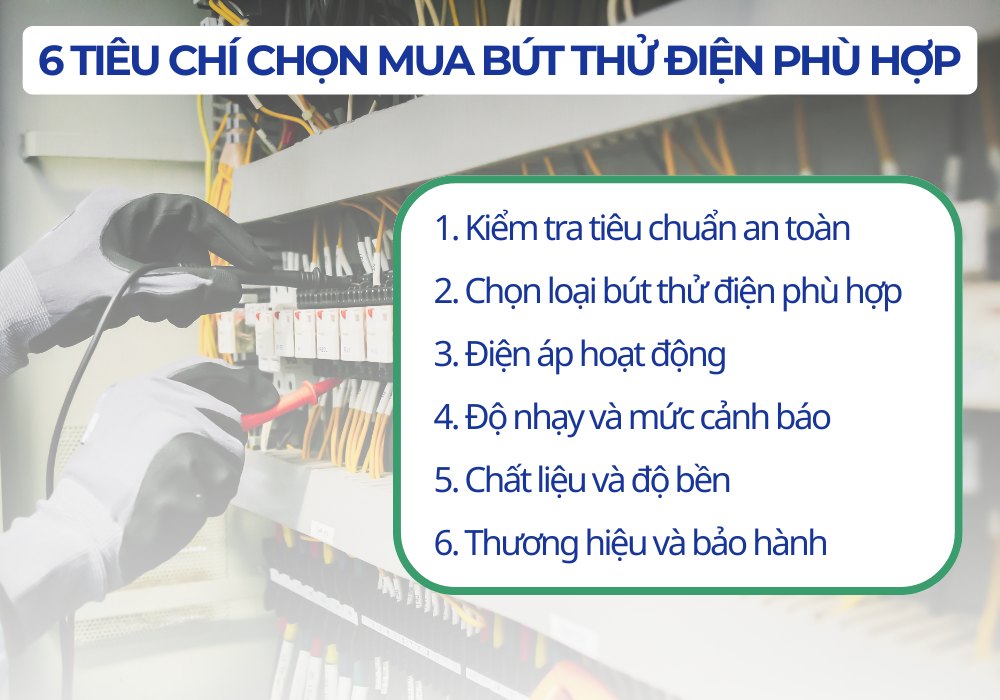 Tiêu chí lựa chọn bút dò điện