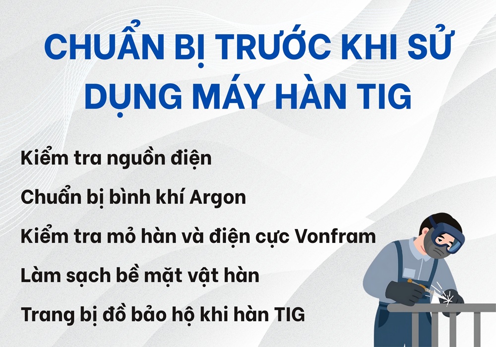 chuẩn bị trước khi hàn