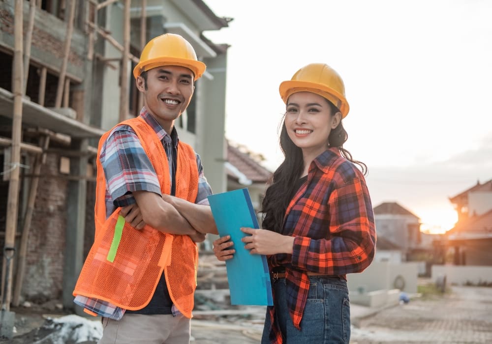 mũ bảo hộ dành cho công trình