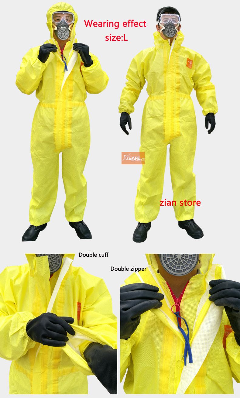 Quần áo chống hóa chất ALPHATEC 3000