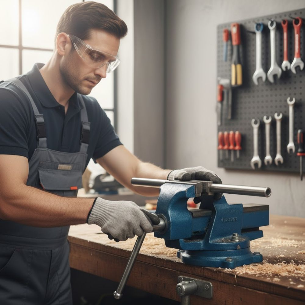 Lưu ý an toàn khi thao tác ê tô