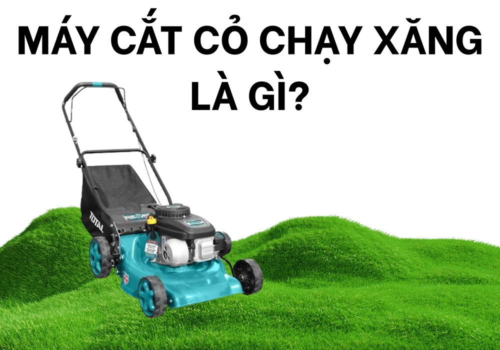 máy cắt cỏ chạy xăng là gì?