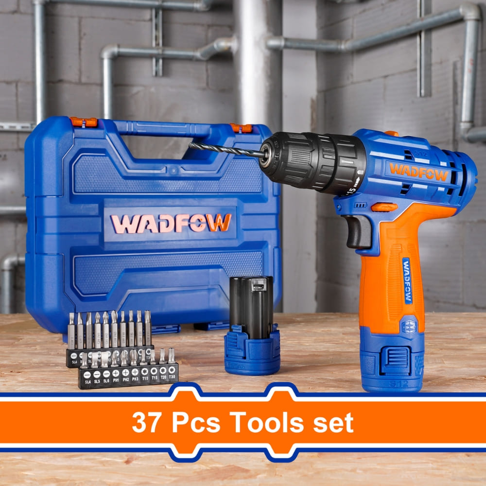 Máy khoan búa dùng pin Wadfow WCDP5282