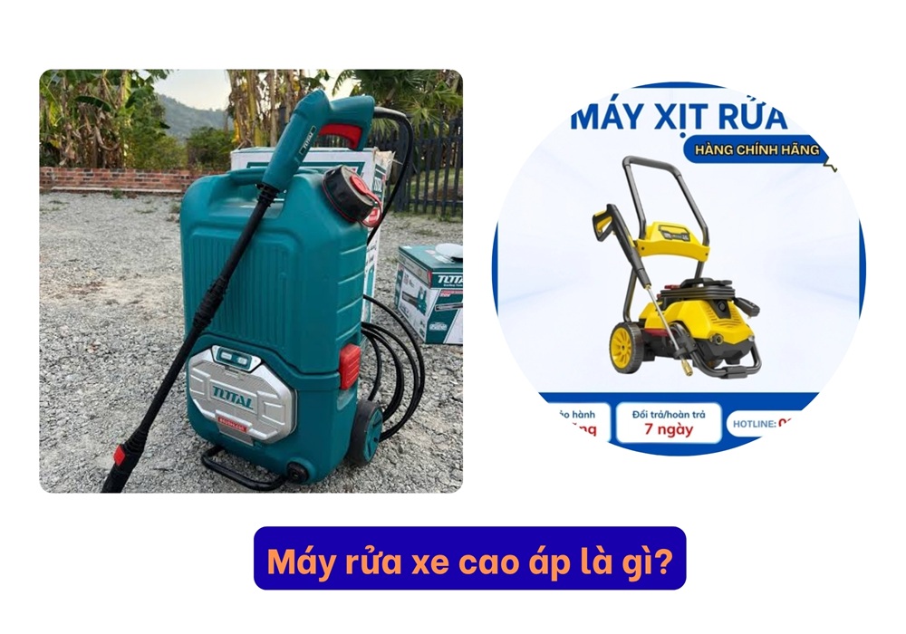 Máy rửa xe cao áp là gì?