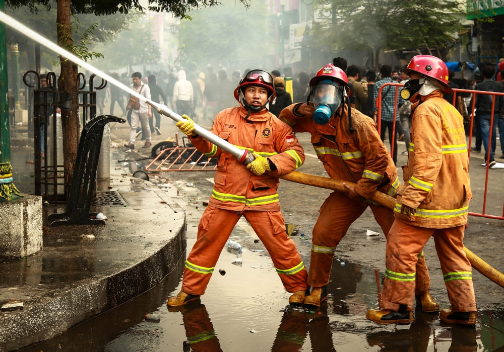 mũ bảo hộ phòng chãy chữa cháy