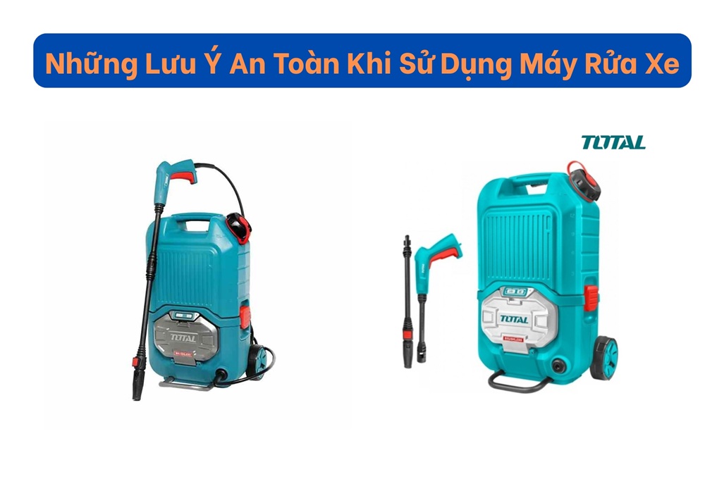Những lưu ý an toàn khi sử dụng máy rửa xe