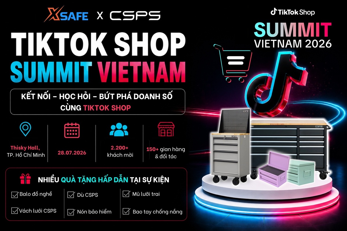 XSAFE và CSPS có mặt tại Summit TikTok Shop